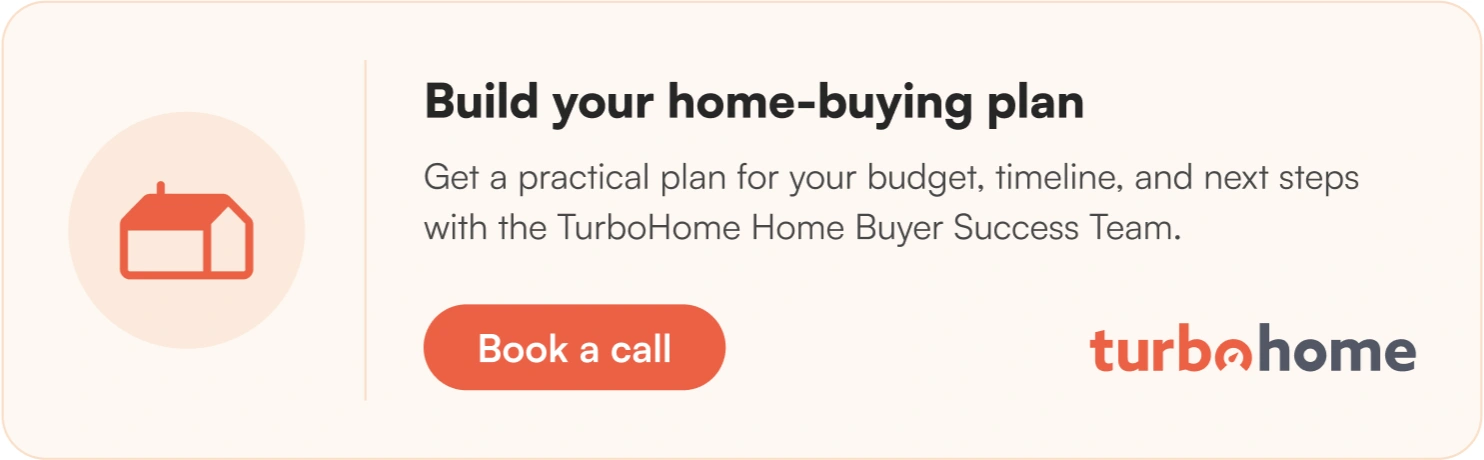 Build your home-buying plan. Get a practical plan for your budget, timeline, and next steps with the TurboHome Home Buyer Success Team. Book a call.